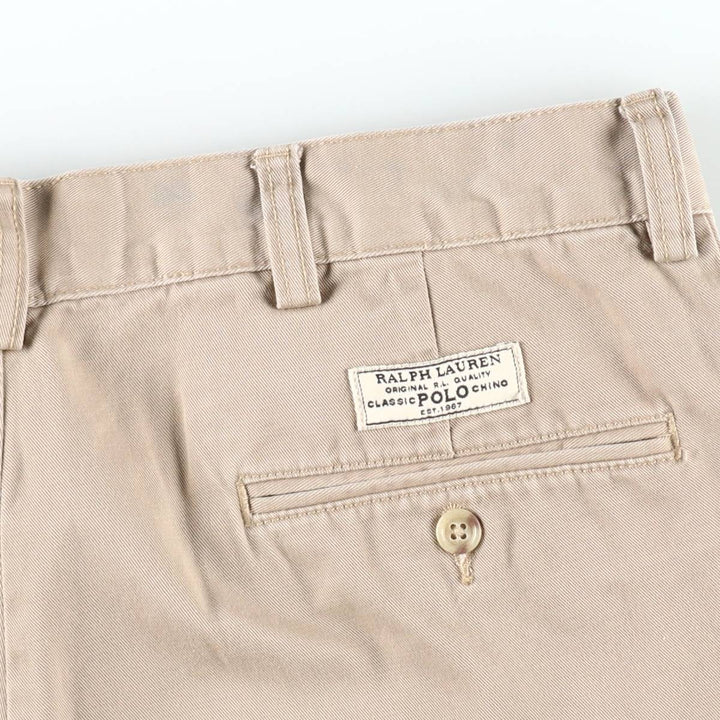 Ralph Lauren POLO by Ralph Lauren PROSPECT SHORT Chino shorts Short pants Men's w36 equivalent cotton Beige type Vintage Second Hand