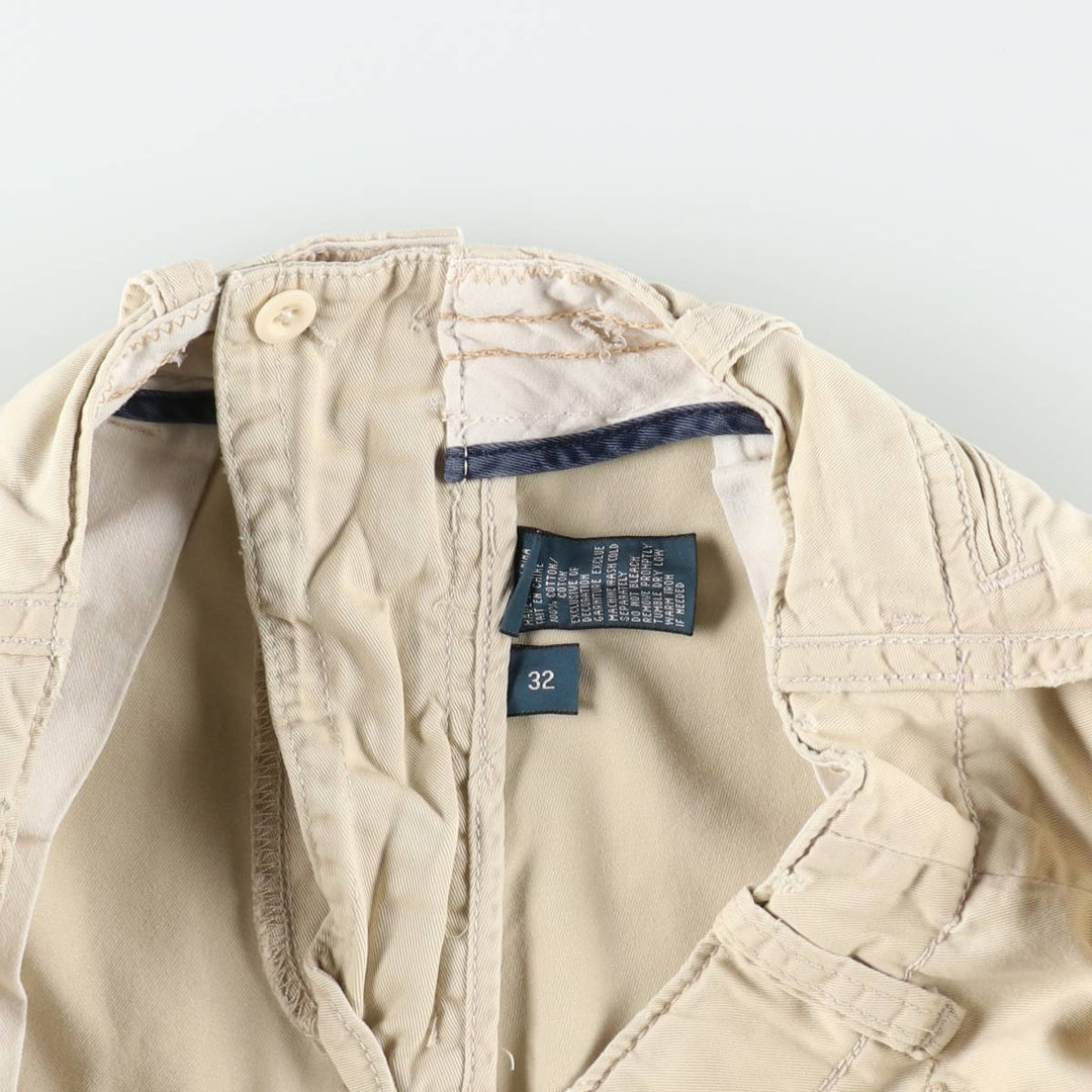 Ralph Lauren POLO by Ralph Lauren Chino Shorts, Shorts, Men's, W34 equivalent cotton Beige type Vintage Second Hand