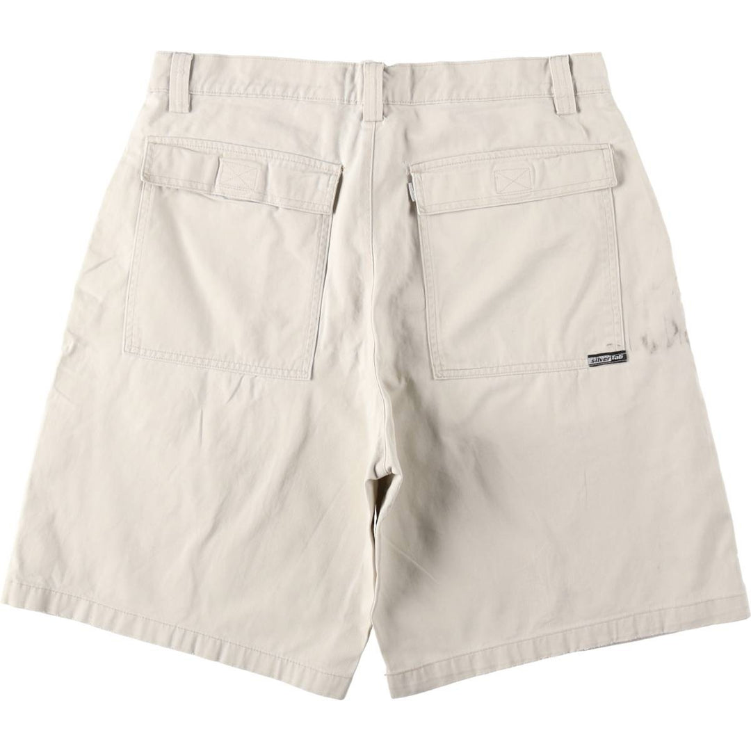 90'S Levi's Silver Tab Chino Shorts, Men's Size W36 (approx.), Vintage cotton Beige type Vintage Second Hand