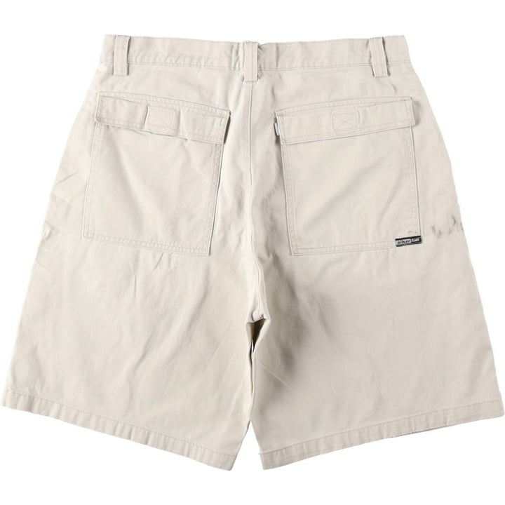 90'S Levi's Silver Tab Chino Shorts, Men's Size W36 (approx.), Vintage cotton Beige type Vintage Second Hand