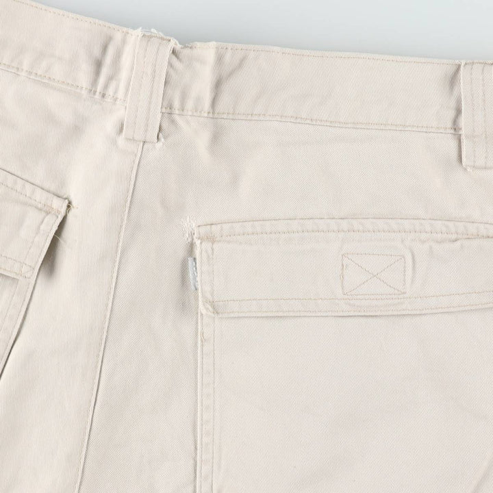 90'S Levi's Silver Tab Chino Shorts, Men's Size W36 (approx.), Vintage cotton Beige type Vintage Second Hand