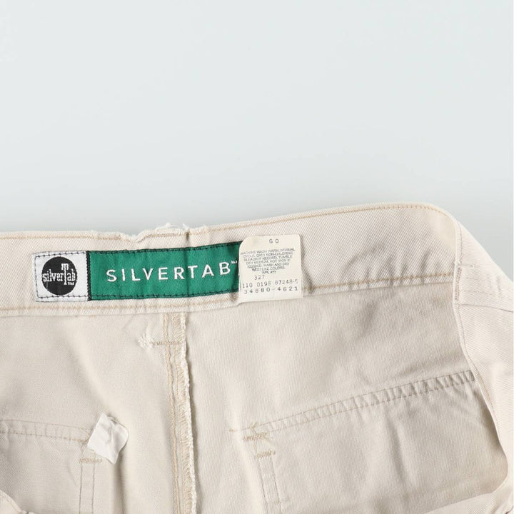 90'S Levi's Silver Tab Chino Shorts, Men's Size W36 (approx.), Vintage cotton Beige type Vintage Second Hand
