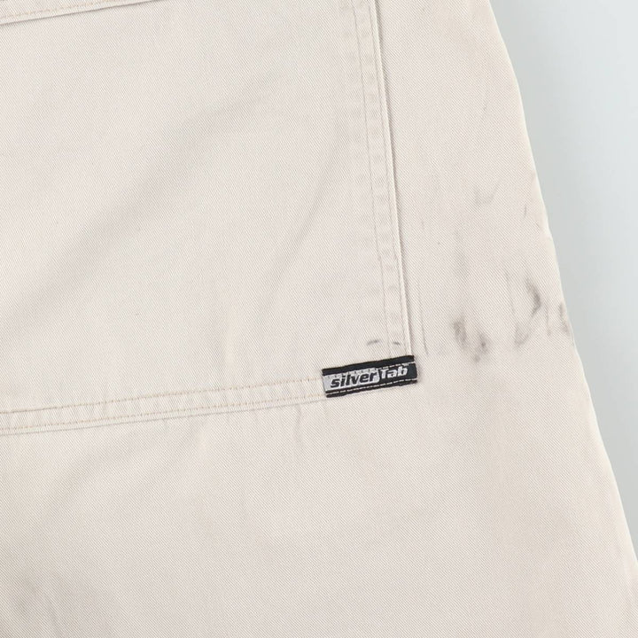 90'S Levi's Silver Tab Chino Shorts, Men's Size W36 (approx.), Vintage cotton Beige type Vintage Second Hand