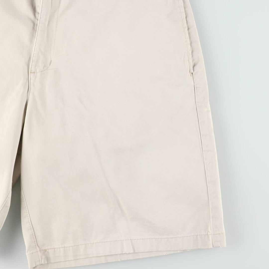 90'S Levi's Silver Tab Chino Shorts, Men's Size W36 (approx.), Vintage cotton Beige type Vintage Second Hand
