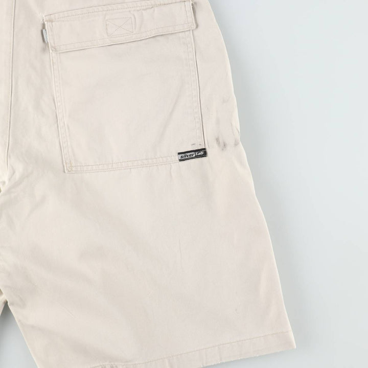 90'S Levi's Silver Tab Chino Shorts, Men's Size W36 (approx.), Vintage cotton Beige type Vintage Second Hand