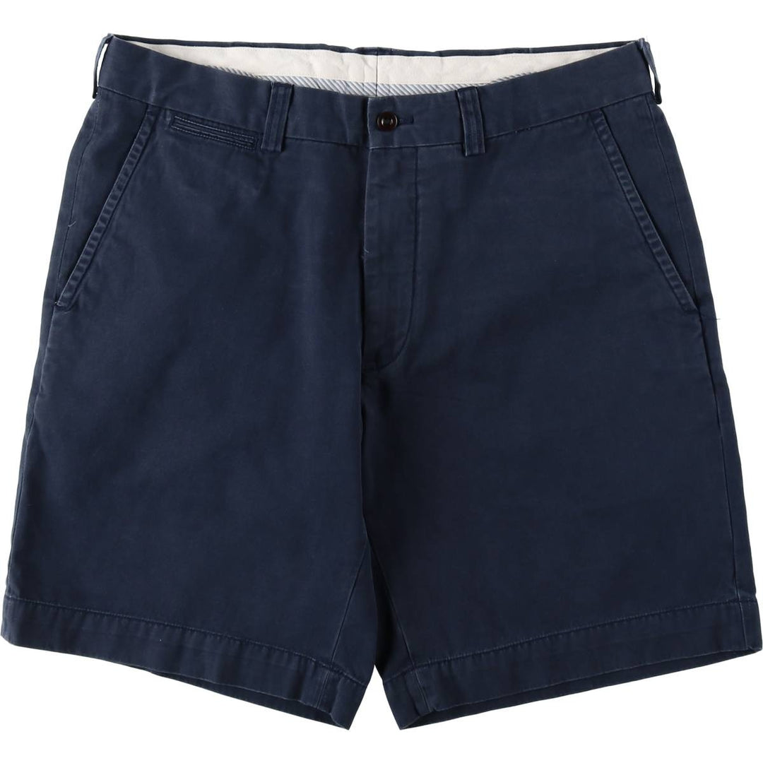 Ralph Lauren POLO by Ralph Lauren Chino Shorts Shorts Men's W35 equivalent cotton navy blue type Vintage Second Hand