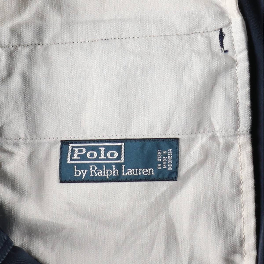 Ralph Lauren POLO by Ralph Lauren Chino Shorts Shorts Men's W35 equivalent cotton navy blue type Vintage Second Hand