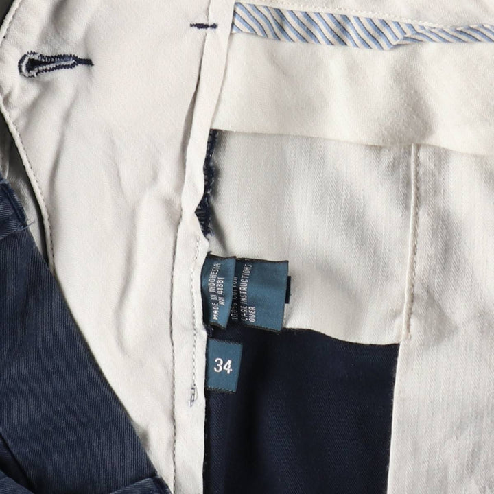 Ralph Lauren POLO by Ralph Lauren Chino Shorts Shorts Men's W35 equivalent cotton navy blue type Vintage Second Hand