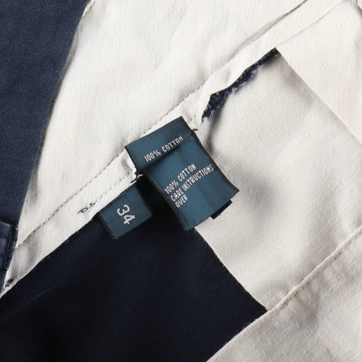 Ralph Lauren POLO by Ralph Lauren Chino Shorts Shorts Men's W35 equivalent cotton navy blue type Vintage Second Hand