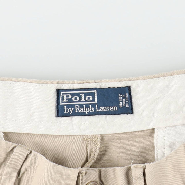 Ralph Lauren POLO by Ralph Lauren Chino Shorts Shorts Men's W35 equivalent cotton Beige type Vintage Second Hand