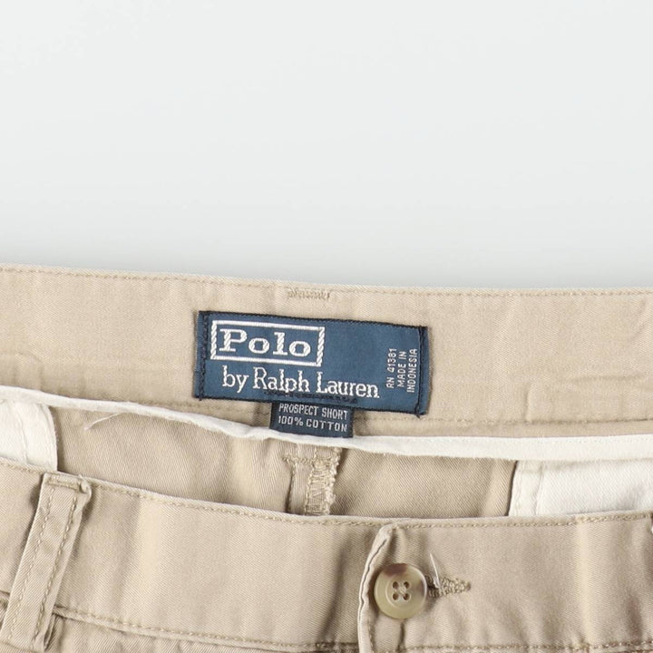 Ralph Lauren POLO by Ralph Lauren PROSPECT SHORT Chino shorts Short pants Men's w35 equivalent cotton Beige type Vintage Second Hand