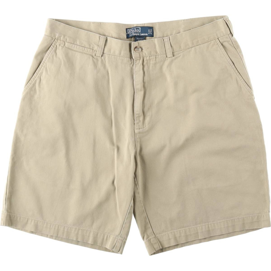 Ralph Lauren POLO by Ralph Lauren PROSPECT PANT Chino Shorts, Men's Size W34 (approx.) cotton Beige type Vintage Second Hand