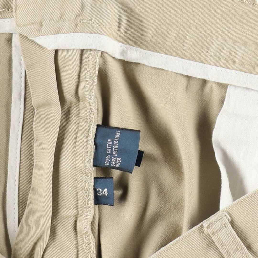 Ralph Lauren POLO by Ralph Lauren PROSPECT PANT Chino Shorts, Men's Size W34 (approx.) cotton Beige type Vintage Second Hand