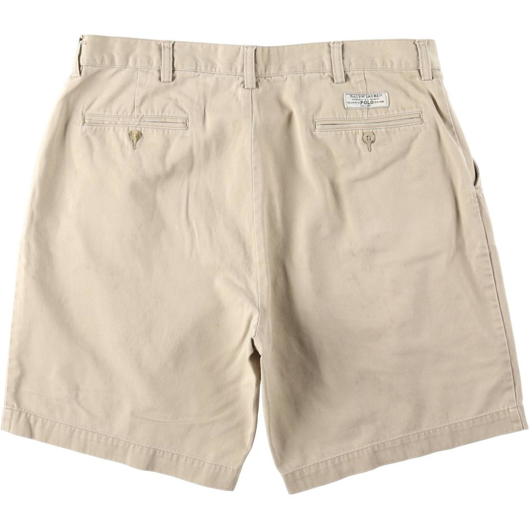 Ralph Lauren POLO by Ralph Lauren PROSPECT SHORT Chino shorts Short pants Men's w36 equivalent cotton Beige type Vintage Second Hand