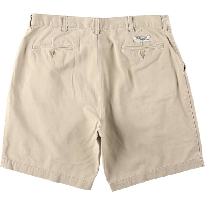 Ralph Lauren POLO by Ralph Lauren PROSPECT SHORT Chino shorts Short pants Men's w36 equivalent cotton Beige type Vintage Second Hand