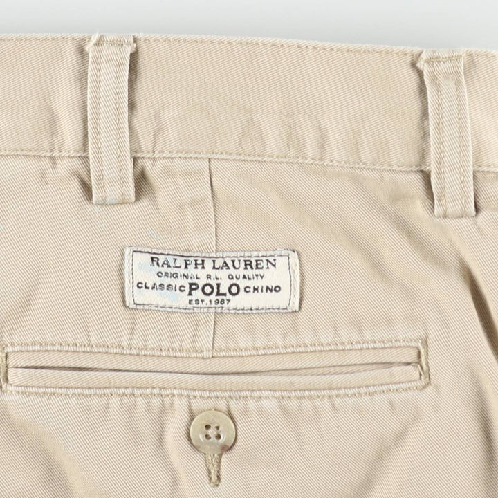 Ralph Lauren POLO by Ralph Lauren PROSPECT SHORT Chino shorts Short pants Men's w36 equivalent cotton Beige type Vintage Second Hand