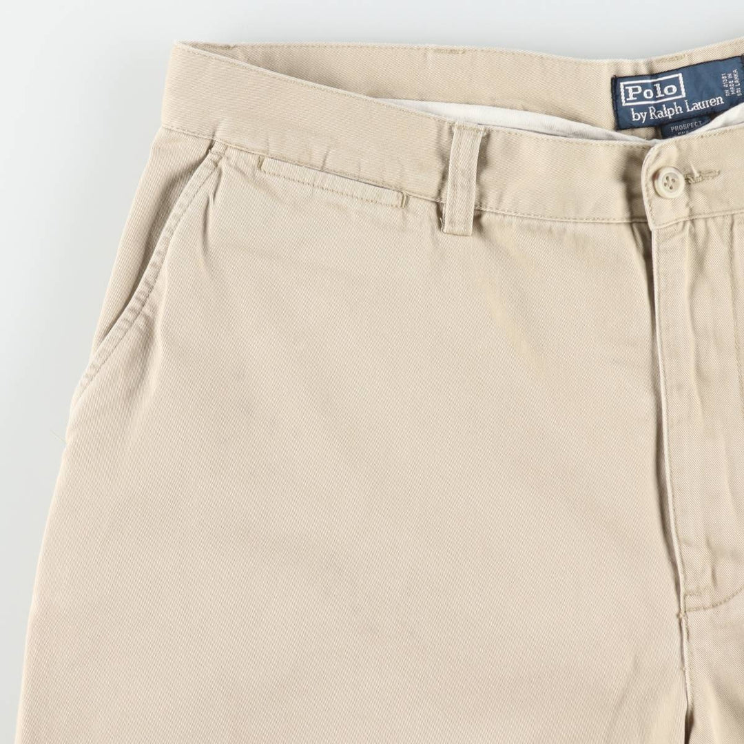 Ralph Lauren POLO by Ralph Lauren PROSPECT SHORT Chino shorts Short pants Men's w36 equivalent cotton Beige type Vintage Second Hand