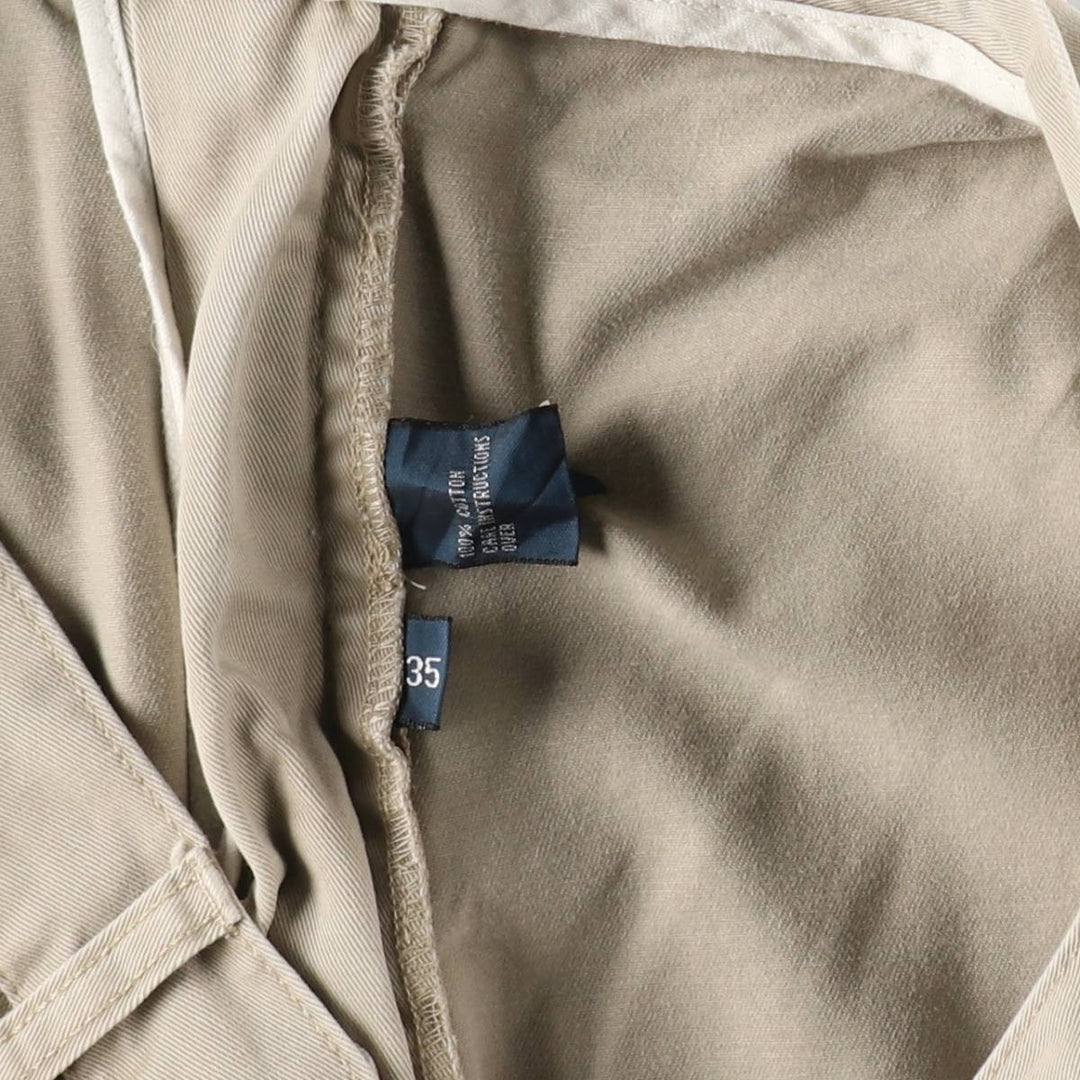 Ralph Lauren POLO by Ralph Lauren ANDREW PANT Two-Pleat Chino Shorts Men's W35 (approx.) cotton Beige type Vintage Second Hand