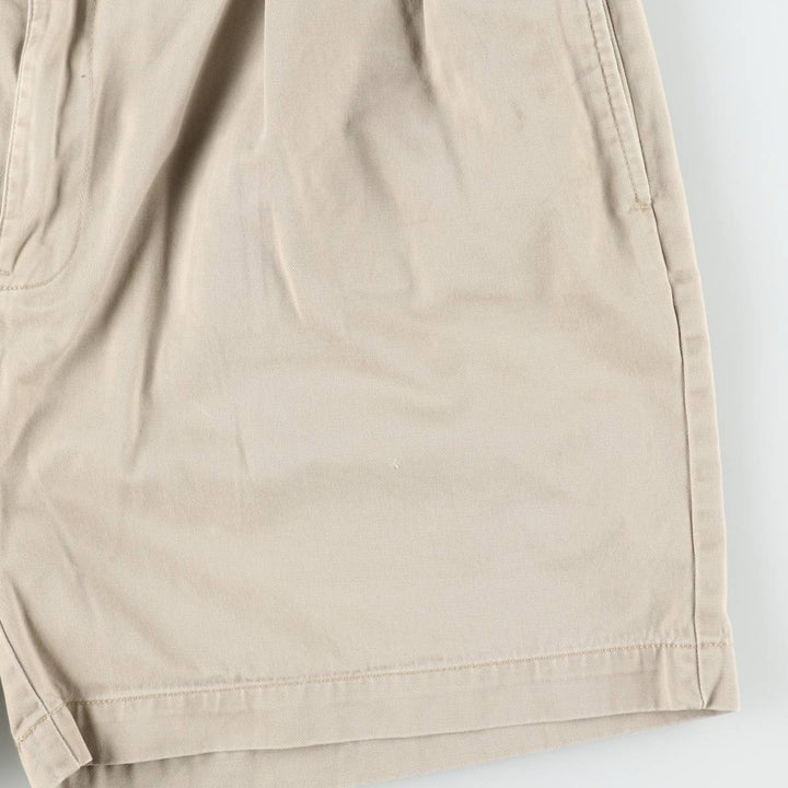 Ralph Lauren POLO by Ralph Lauren ANDREW PANT Two-Pleat Chino Shorts Men's W35 (approx.) cotton Beige type Vintage Second Hand