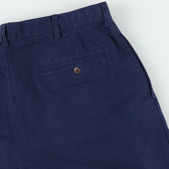 Ralph Lauren Polo Ralph Lauren ANDREW SHORT Two-Pleat Chino Shorts Men's W35 (approx.) cotton navy blue type Vintage Second Hand