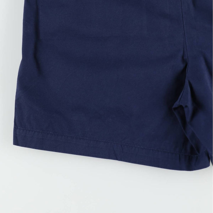 Ralph Lauren Polo Ralph Lauren ANDREW SHORT Two-Pleat Chino Shorts Men's W35 (approx.) cotton navy blue type Vintage Second Hand