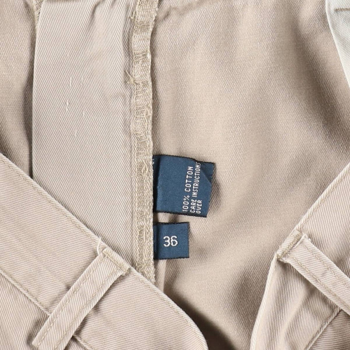 Ralph Lauren POLO by Ralph Lauren TYLER SHORT Two-pleat chino shorts, short pants, men's w35 equivalent cotton Beige type Vintage Second Hand