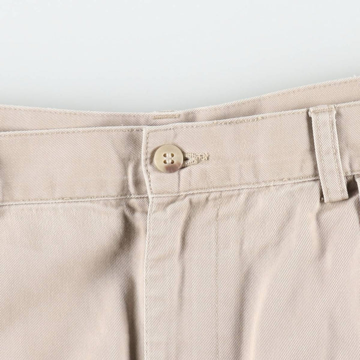 Ralph Lauren POLO by Ralph Lauren TYLER SHORT Two-pleat chino shorts, short pants, men's w35 equivalent cotton Beige type Vintage Second Hand