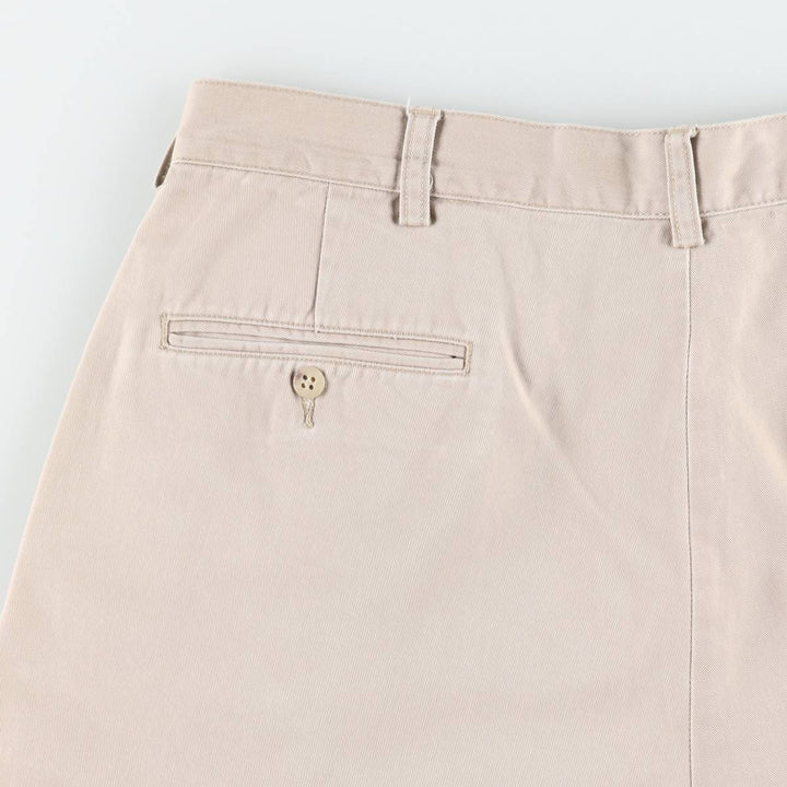 Ralph Lauren POLO by Ralph Lauren TYLER SHORT Two-pleat chino shorts, short pants, men's w35 equivalent cotton Beige type Vintage Second Hand