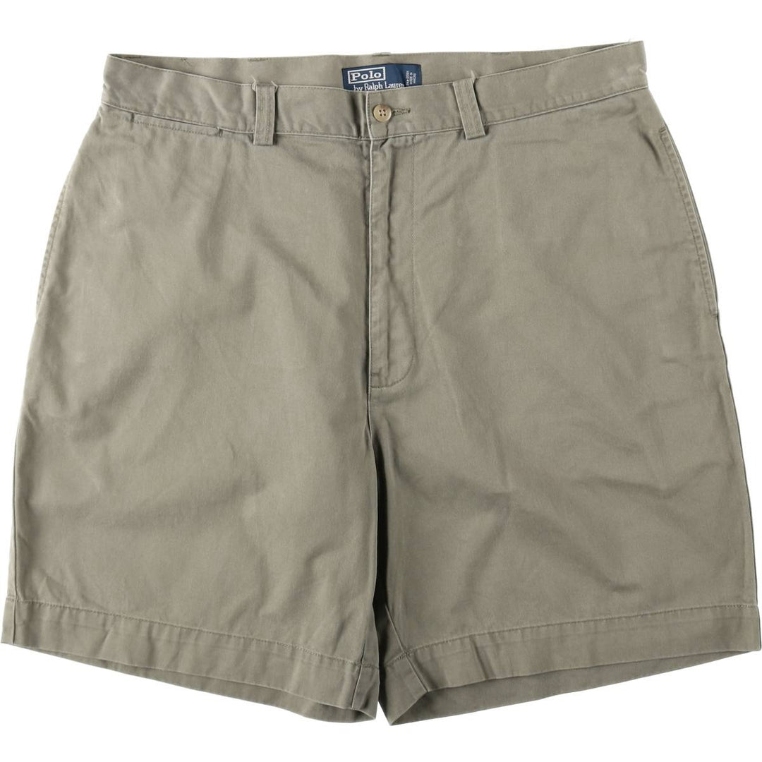 Ralph Lauren POLO by Ralph Lauren PHILIP SHORT Men's W37 (approx.) cotton Khaki type Vintage Second Hand
