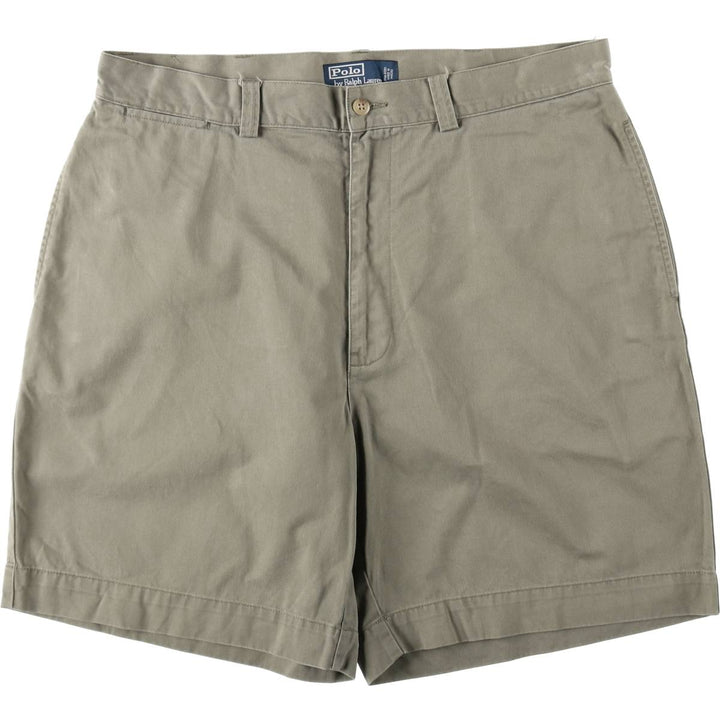 Ralph Lauren POLO by Ralph Lauren PHILIP SHORT Men's W37 (approx.) cotton Khaki type Vintage Second Hand