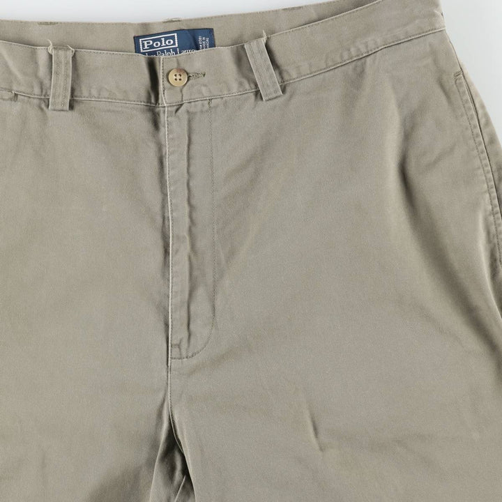 Ralph Lauren POLO by Ralph Lauren PHILIP SHORT Men's W37 (approx.) cotton Khaki type Vintage Second Hand