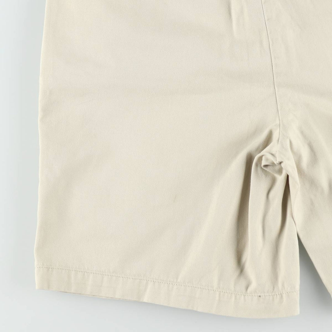 Ralph Lauren POLO by Ralph Lauren Two-pleat Chino Shorts, Men's Size W34 cotton Beige type Vintage Second Hand