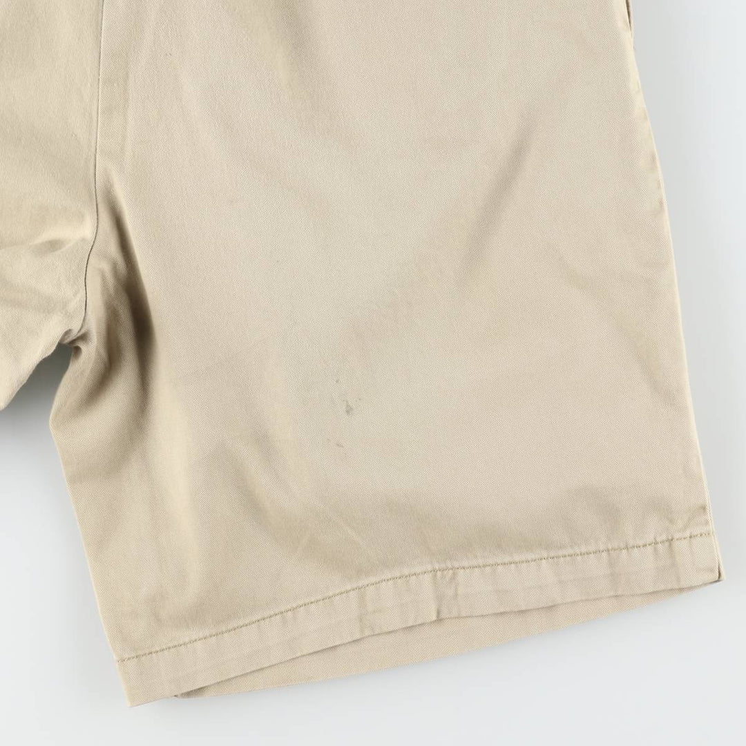 Ralph Lauren POLO by Ralph Lauren TYLER SHORT Two-pleat chino shorts, short pants, men's w35 equivalent cotton Beige type Vintage Second Hand