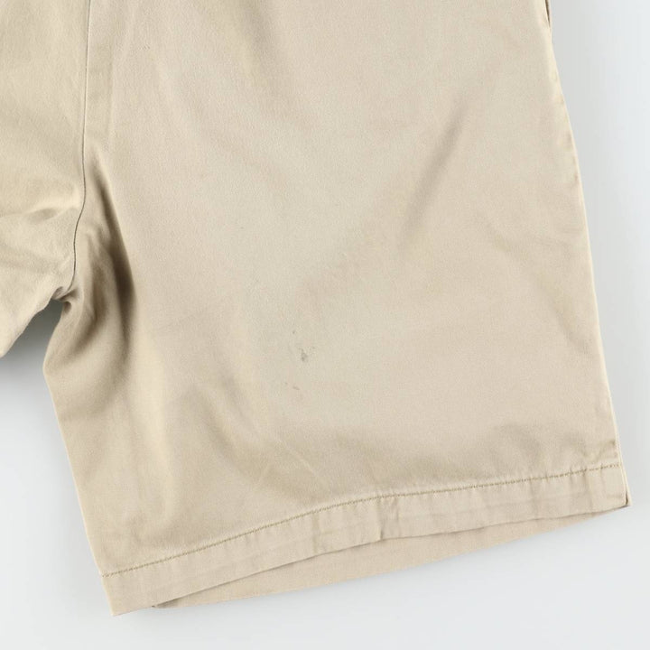 Ralph Lauren POLO by Ralph Lauren TYLER SHORT Two-pleat chino shorts, short pants, men's w35 equivalent cotton Beige type Vintage Second Hand