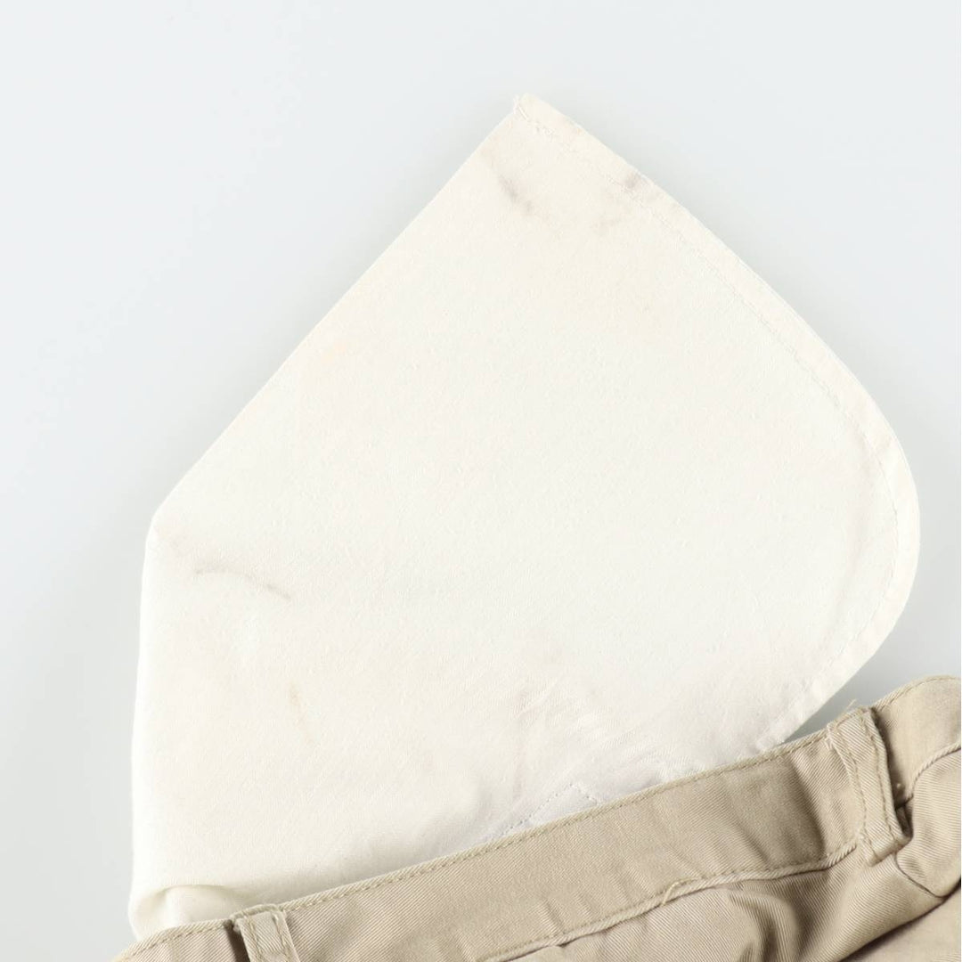 Ralph Lauren POLO by Ralph Lauren TYLER SHORT Two-pleat chino shorts, short pants, men's w35 equivalent cotton Beige type Vintage Second Hand