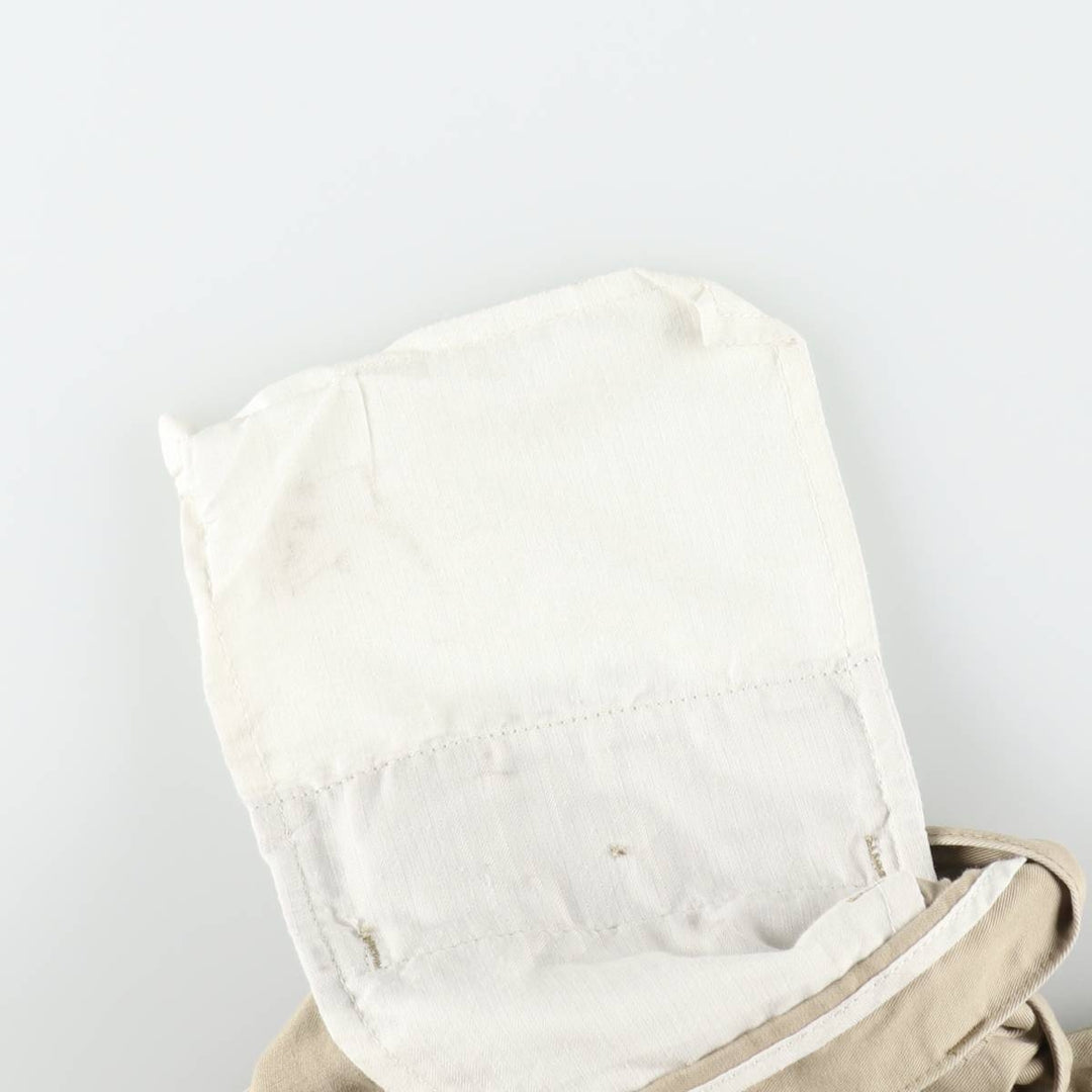 Ralph Lauren POLO by Ralph Lauren TYLER SHORT Two-pleat chino shorts, short pants, men's w35 equivalent cotton Beige type Vintage Second Hand