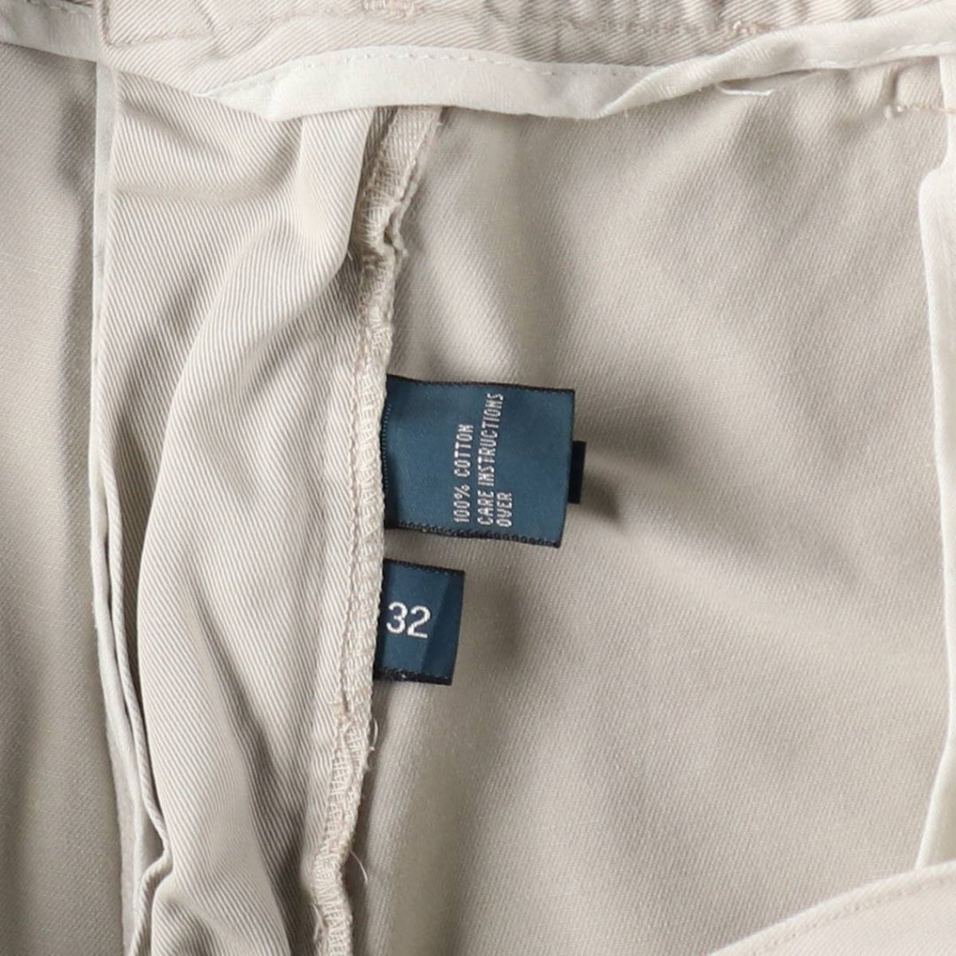 Ralph Lauren POLO by Ralph Lauren PROSPECT SHORT Chino shorts Short pants Men's W33 equivalent cotton ivory Vintage Second Hand