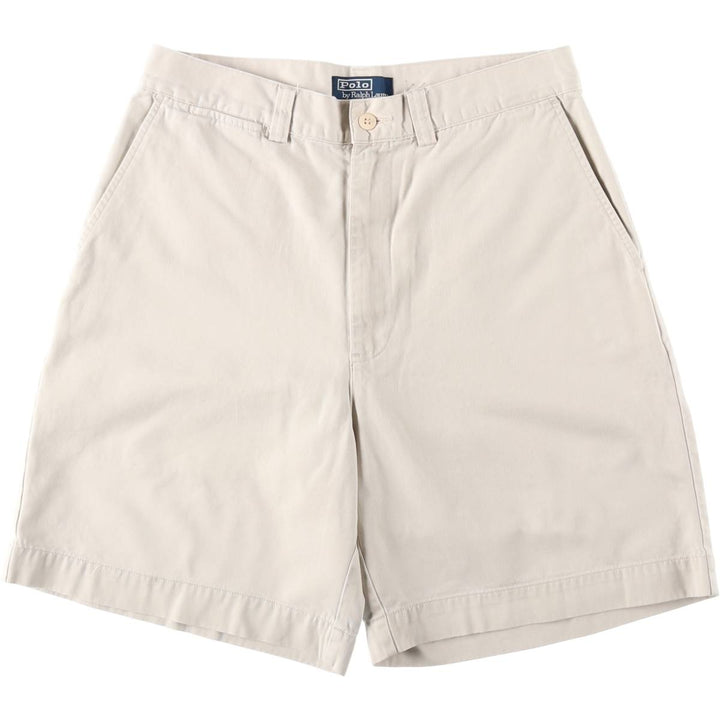 Ralph Lauren POLO by Ralph Lauren PHILIP SHORT Chino shorts Short pants Men's W32 equivalent cotton ivory Vintage Second Hand