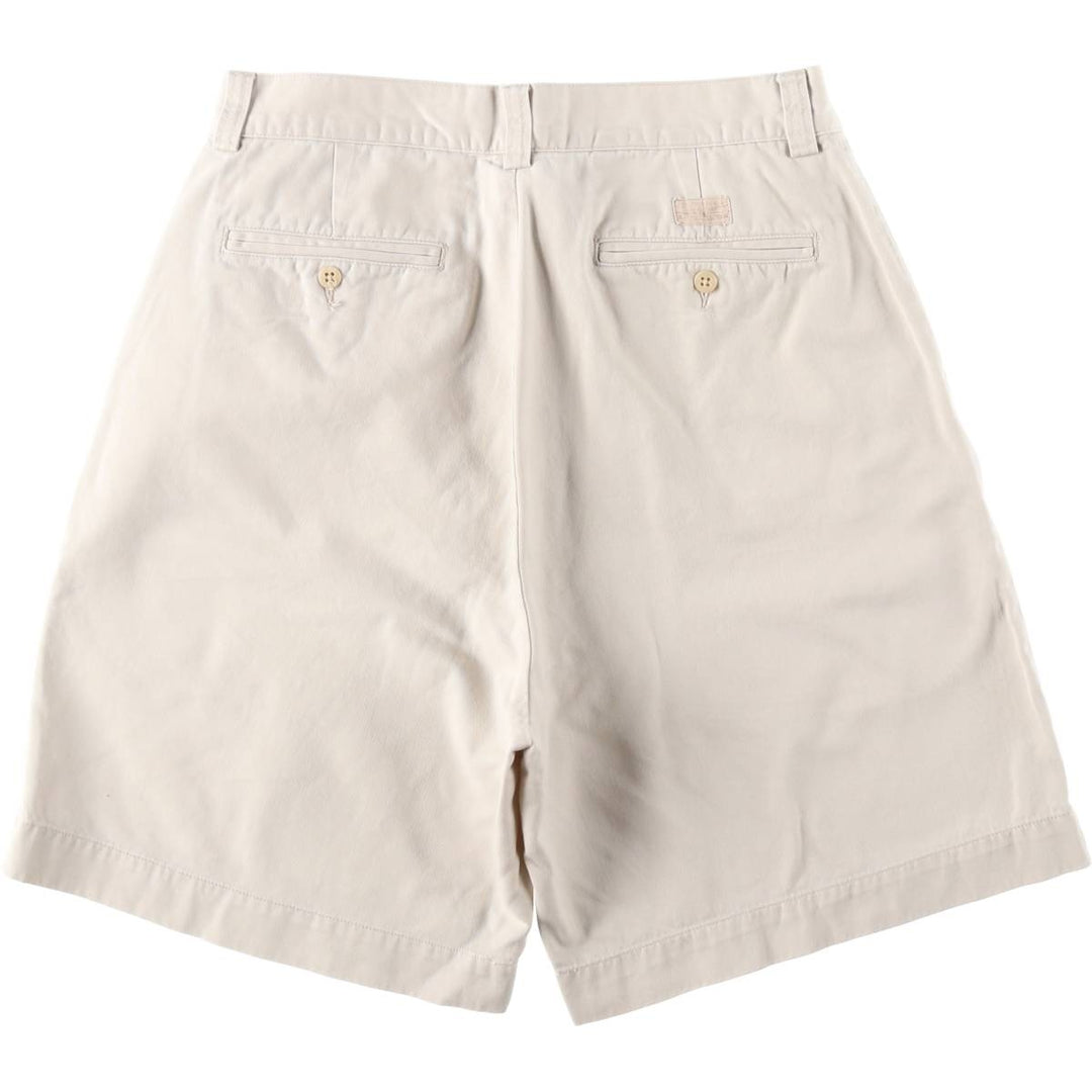 Ralph Lauren POLO by Ralph Lauren PHILIP SHORT Chino shorts Short pants Men's W32 equivalent cotton ivory Vintage Second Hand