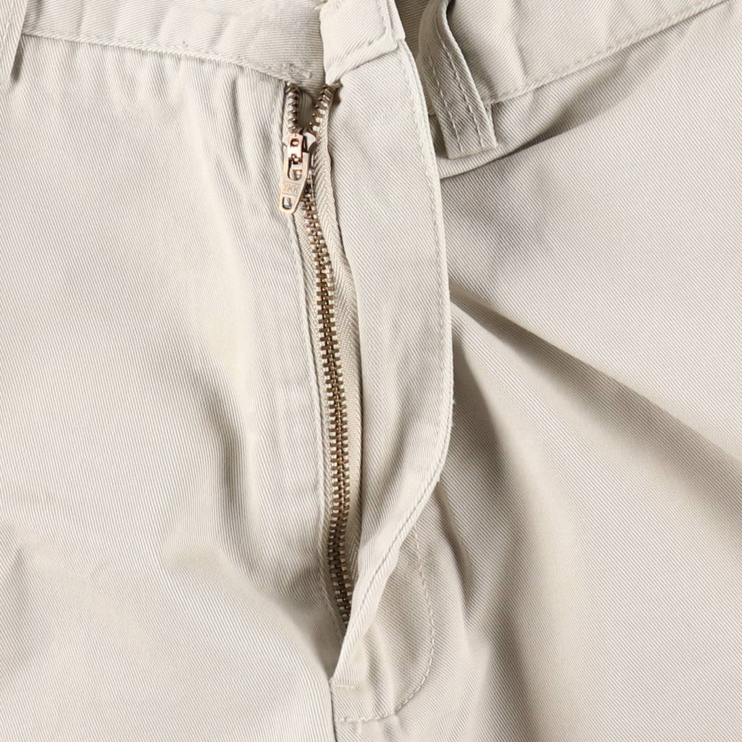 Ralph Lauren POLO by Ralph Lauren PROSPECT PANT Chino Shorts, Men's Size W34 (approx.) cotton ivory Vintage Second Hand