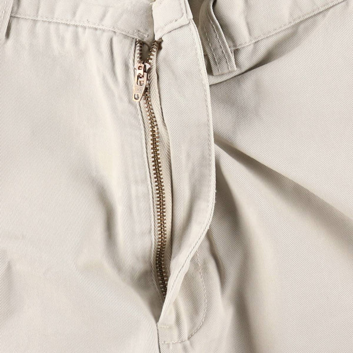 Ralph Lauren POLO by Ralph Lauren PROSPECT PANT Chino Shorts, Men's Size W34 (approx.) cotton ivory Vintage Second Hand