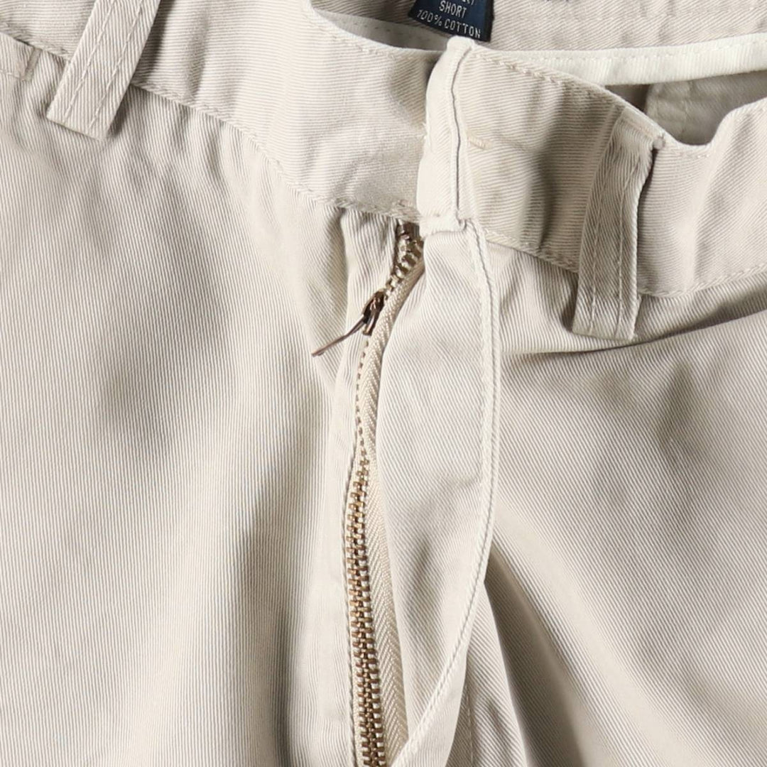 Ralph Lauren POLO by Ralph Lauren PROSPECT PANT Chino Shorts, Men's Size W34 (approx.) cotton ivory Vintage Second Hand