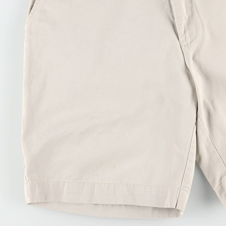 Ralph Lauren POLO by Ralph Lauren PROSPECT PANT Chino Shorts, Men's Size W34 (approx.) cotton ivory Vintage Second Hand