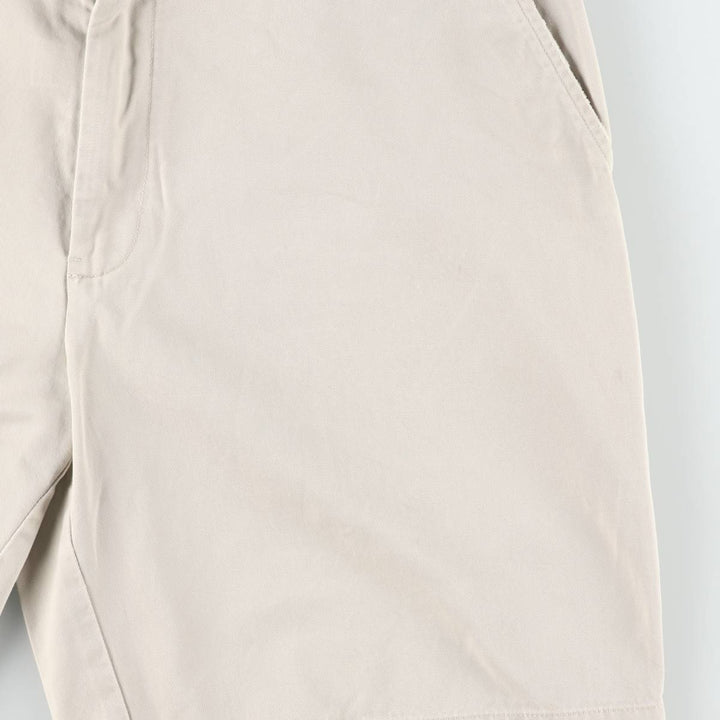 Ralph Lauren POLO by Ralph Lauren PROSPECT PANT Chino Shorts, Men's Size W34 (approx.) cotton ivory Vintage Second Hand