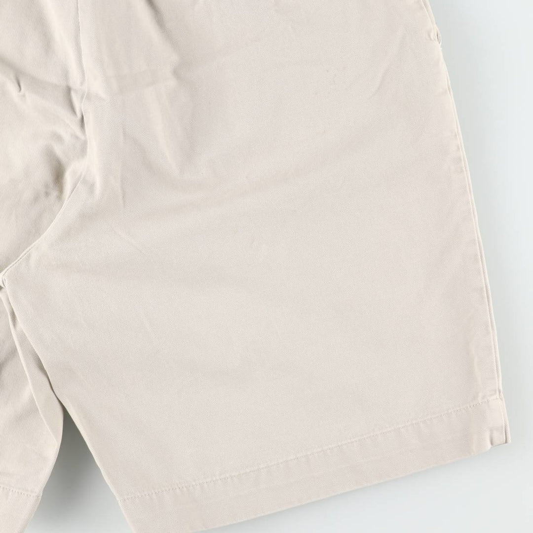 Ralph Lauren POLO by Ralph Lauren PROSPECT PANT Chino Shorts, Men's Size W34 (approx.) cotton ivory Vintage Second Hand