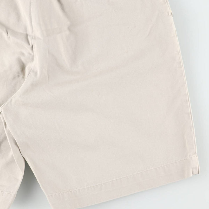 Ralph Lauren POLO by Ralph Lauren PROSPECT PANT Chino Shorts, Men's Size W34 (approx.) cotton ivory Vintage Second Hand