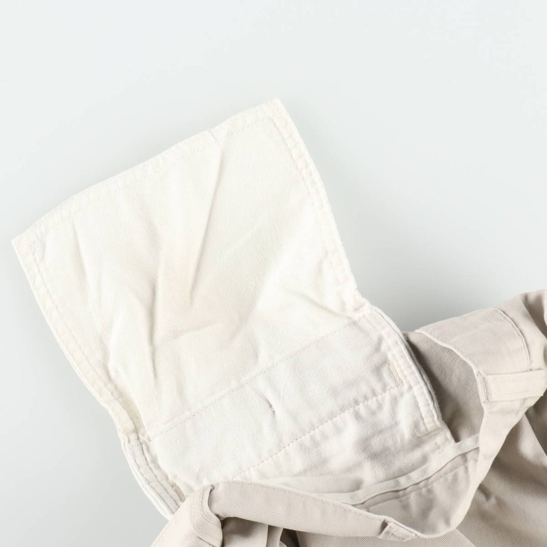 Ralph Lauren POLO by Ralph Lauren PROSPECT PANT Chino Shorts, Men's Size W34 (approx.) cotton ivory Vintage Second Hand