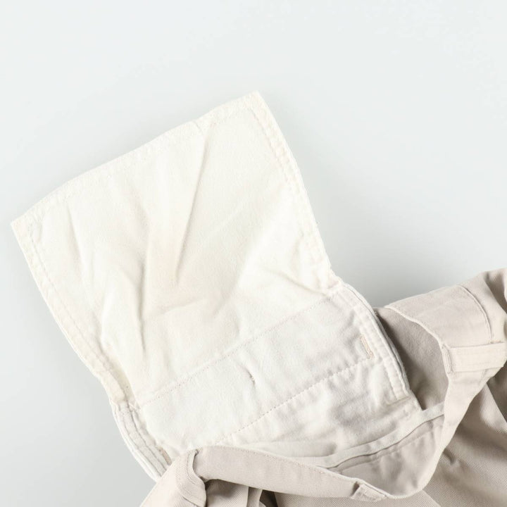 Ralph Lauren POLO by Ralph Lauren PROSPECT PANT Chino Shorts, Men's Size W34 (approx.) cotton ivory Vintage Second Hand
