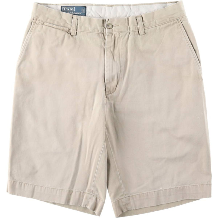 Ralph Lauren POLO by Ralph Lauren Chino Shorts Short Pants Men's W32 equivalent cotton Beige type Vintage Second Hand