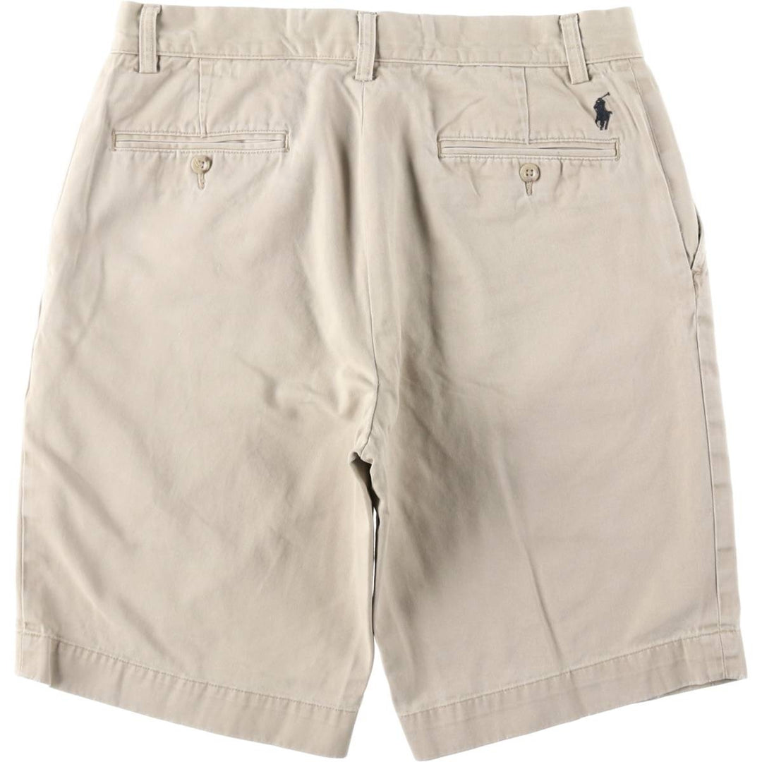 Ralph Lauren POLO by Ralph Lauren Chino Shorts Short Pants Men's W32 equivalent cotton Beige type Vintage Second Hand
